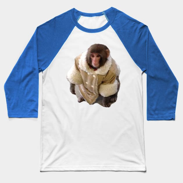 Stylish Yet Illegal Monkey Found Roaming Ikea Meme Sticker Baseball T-Shirt by aterkaderk